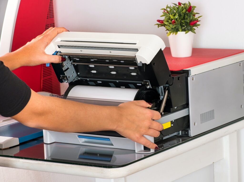 Open a sublimation printer